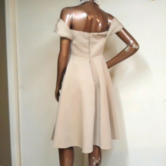 True Decadence Off Shoulder Cocktail Dress - Picture 3 of 4